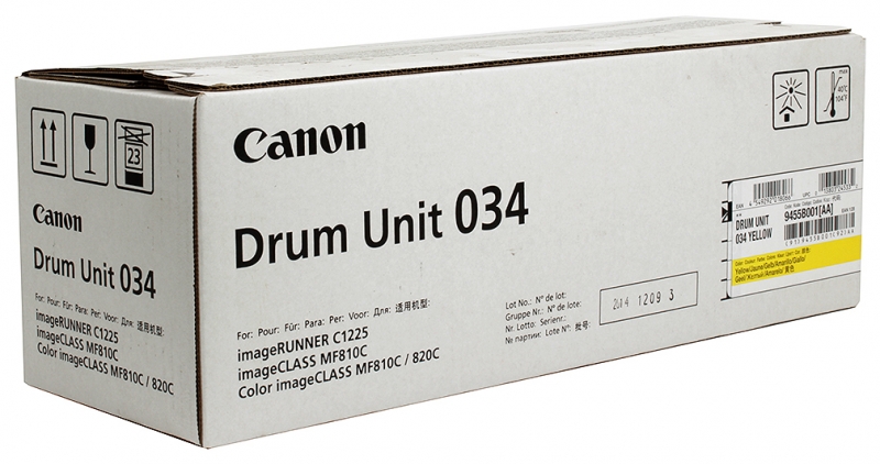 Скупка картриджей drum C-EXV034 Y 9455B001 в Тюмени
